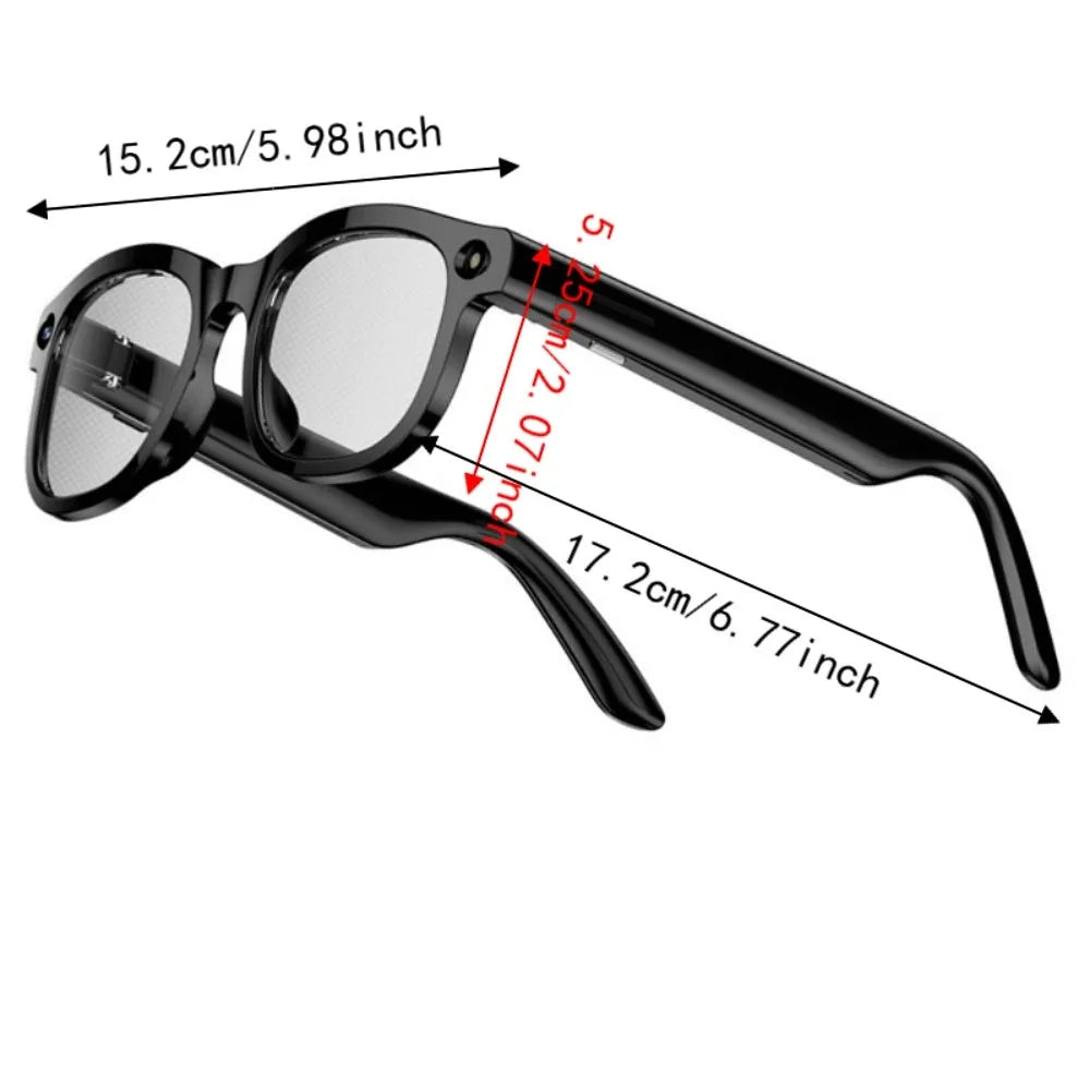 Real-time Translation AI Smart Glasses Wearable Tech 1080P Video Recording Smart AI Glasses AI Voice Waterproof