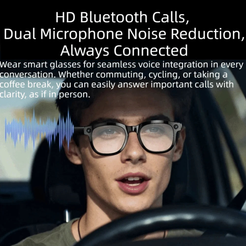 Real-time Translation AI Smart Glasses Wearable Tech 1080P Video Recording Smart AI Glasses AI Voice Waterproof