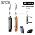 Portable Cell Phone Charger Folding Gaming Friendly Rotatable USB-C Cable 240W Fast Charging Durable Type C To Type C Data Line